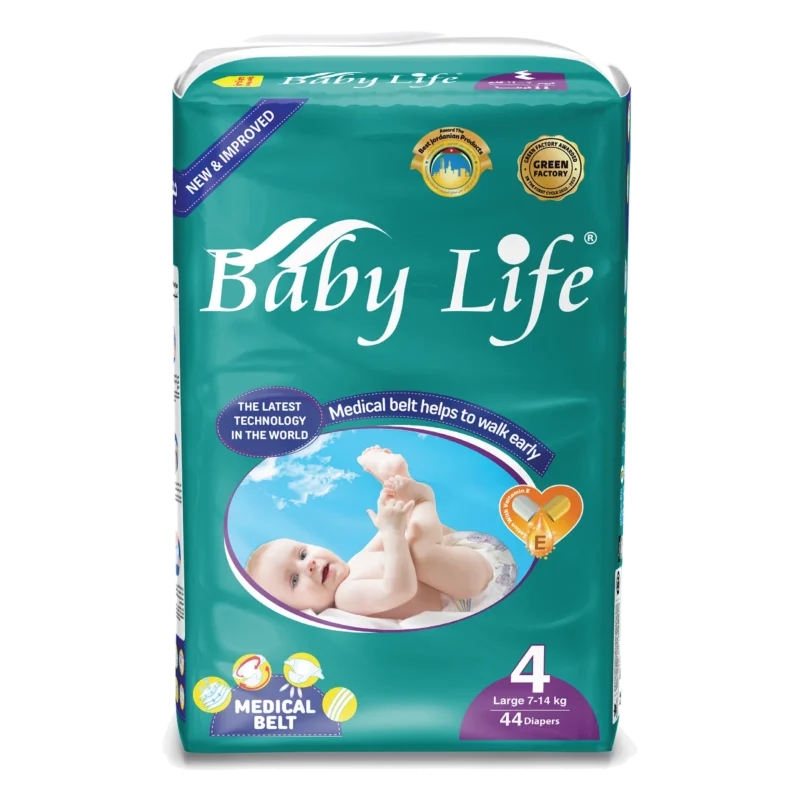 Baby Life Diapers — Jumbo pack · Size 4 · 7–14 kg