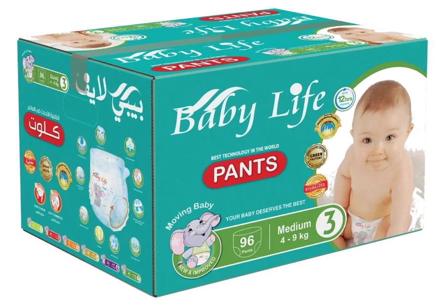 Baby Life Pants — Box · Size 3 · 4–9 kg
