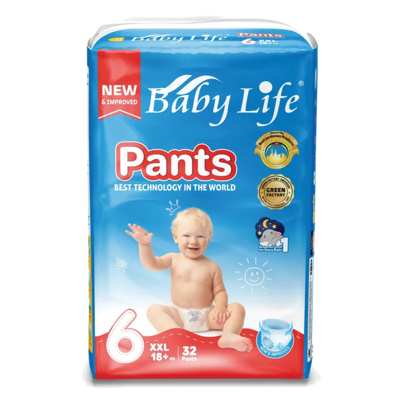 Baby Life Pants — Jumbo pack · Size 6 · 18+ kg