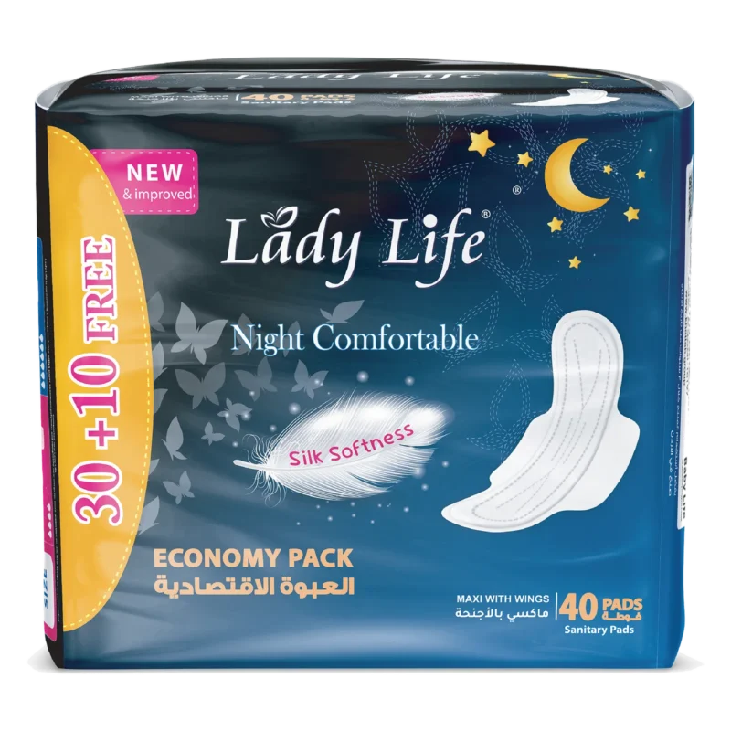 Lady Life Maxi Night Use — Economy pack · 40 pads